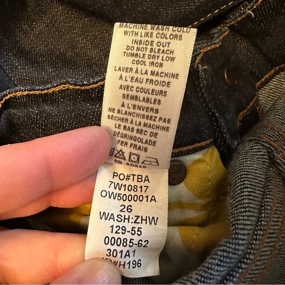 Lucky Brand | Women's Black Dark Wash Mid Rise Zoe Skinny Jeans Size 26 - Picture 9 of 10